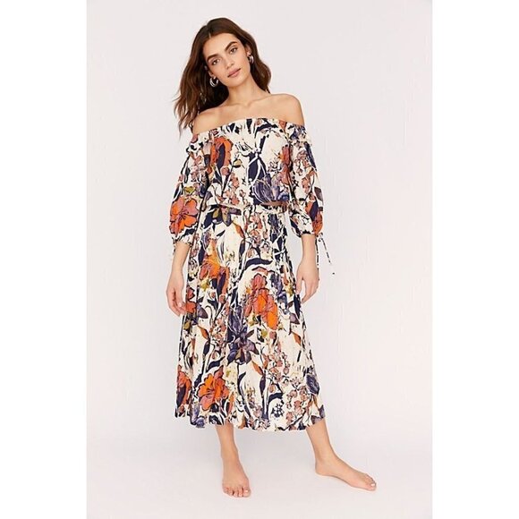 NWT Free People Shasta Skirt Set Womens Size XS Pure Cotton Off The Shoulder New - Picture 6 of 12